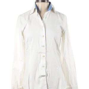 Sacoor Brothers Women’s Long Sleeve Button Down Oxford Shirt